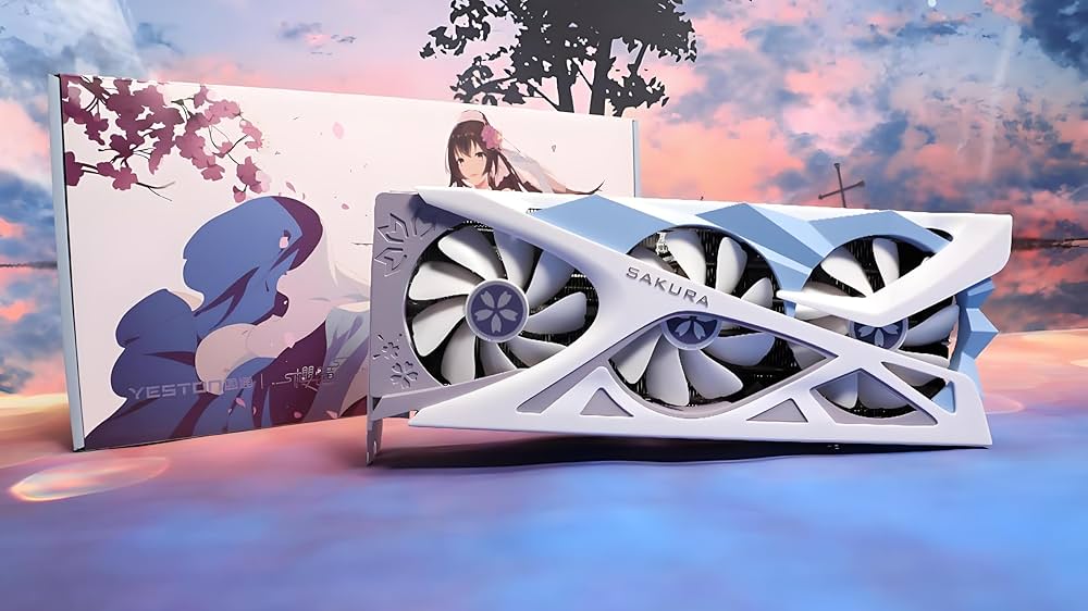 Amazon | YESTON 樱瞳花嫁 YESTON RX 9070 XT-16GD6 Sakura OC
